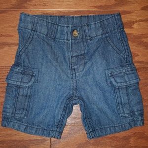 Carters Baby boys' demin cargo shorts